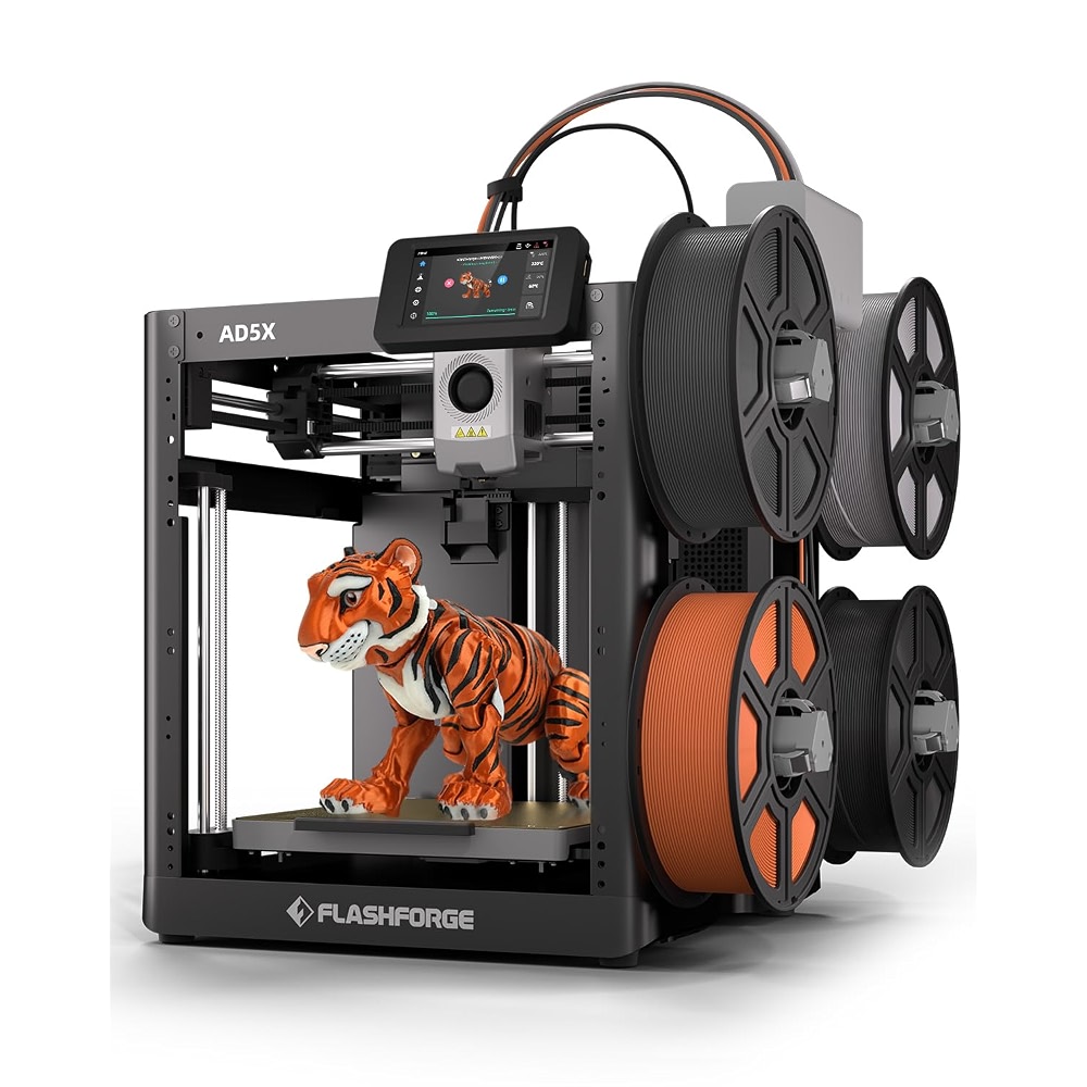 FLASHFORGE AD5X Multi-Color 3D Printer, CoreXY 600mm /s High-Speed