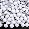 Flat Back Rhinestones Glass Beads for Shoes Solid White SS3 2880pcs