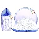Baby Bed New Born Baby Bedding Set | Baby Carry Bag | Play Gym | Carry Bag | Baby Bed | Mattress |Mosquito Net | Cotton (0-6 Months) (3PCS Set)