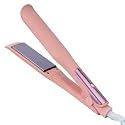 WINB 2 in 1 Straightener and Curler – 1 Inch Hair Straightener Iron &amp; Ceramic Flat Iron, Professional Styling Tools for Less Frizz, Shine &amp; Smooth(Pink)