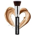 Flat Top Kabuki Foundation Brush - Beauty Junkees Large Dense Synthetic Face Makeup Brushes for Liquid, Cream, Powder Make Up, Buffing, Blending, Stippling Applicator, Brocha Para Base de Maquillaje