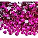 Flatback Rhinestones Beads for Phone Case Decorating Rose B SS50 144pcs