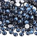 Flatback Rhinestones Glass Gems for Crafts Glue Fix Montana SS50 144pcs