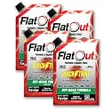 Flat Out QuickStrike Tire Sealant - Prevent Flat Tires, Seal Leaks, Contains Kevlar (4 Pack - 32 Fl Oz, Off-Road Formula)