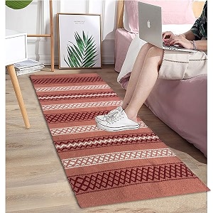 Flatweave Cotton Rug Runner - 2x5 ft