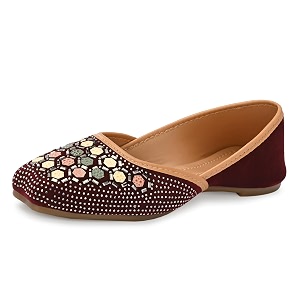 Flavia Womens Flv07 Ballet Flat Ethnic