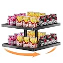 Flavor Storage Holder for Ninja Thirsti, 360° Rotating Storage Rack Holds 24 Pods, Compatible with Ninja Thirsties Drink System Soda Machine Syrup Holder Accessories (Shelf Only)