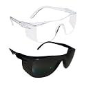 FLAXI All Day, 24 Hour Driving Wrap Around Sports Unisex Sunglasses| Goggles for Road Rider Bikers Cars Travelling Hiking Cricket (CLEAR&BLACK) | Eye Protection from dust and UV rAYS(PACK OF 2)