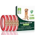 Flea Collar for Dogs, 4 Pack Flea and Tick Prevention for Dogs