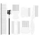 Flea Comb for Cats and Dogs, 7 Pack Professional Pet Grooming Comb Set