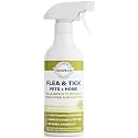 Flea Spray for Home & Pets Plant-Based Repellent with Lemongrass Scent 16oz