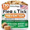 Flea and Tick Prevention for Dogs Pills - 170 Soft Chewables - Oral Defense