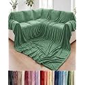 Fleece Blanket Giant 120" x 180" - Ultra-Soft Flannel Throw - Sage Green