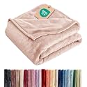 Fleece Blanket King Size - Ultra-Soft Flannel Fleece Blanket - Rosewater
