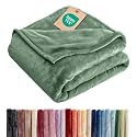 Fleece Blanket King- Ultra-Soft Flannel Fleece Blanket - Sage Green