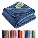 Fleece Blanket Queen Size - Ultra-Soft Flannel Fleece Blanket - Royal Blue
