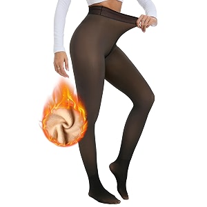 Fleece Lined Tights - Warm Thermal Leggings