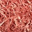 Flesh Pink Crinkle Cut Paper Shred Filler, 1 LB Basket Filler Shredded Paper, Confetti Stuffing for Basket Filling, Valentine's Day, Birthdays, Gift Wrapping, Stuffer Party Supplies