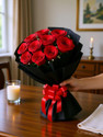 Fleur Buddy Elegant Artificial Rose Bouquet 