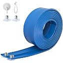 Flex Track 15 Ft Starter Set, Flexible Race Car Ramp Track for Ages 3 & Up with Suction Cups Compatible with Diecast 1/64th Cars (Racing Blue)
