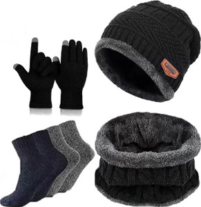FLEXCYCAP Solid Beanie Pack of 4