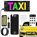Flexible 7x3'' LED Car Sign - DIY Customizable Text