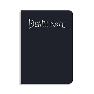 anime death note a5 ruled binded notebook best gift for anime fans skull design 96 pages