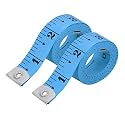 Flexible Tape Measure Pack of 2, Accurate Dual Scale Standard &amp; Metric Measurements Tape,Soft Measuring Tape for Body, Weight Loss Sewing Tailor Craft Ruler 150cm/60 inch
