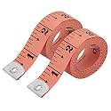 Flexible Tape Measure Pack of 2, Accurate Dual Scale Standard &amp; Metric Measurements Tape,Soft Measuring Tape for Body, Weight Loss Sewing Tailor Craft Ruler 150cm/60 inch