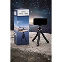 Flexible Tripod Phone Stand, Black, Portable Smartphone Holder with Adjustable Legs for Video Recording, Photography, and Vlogging