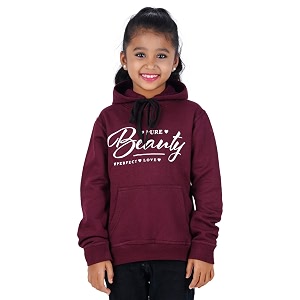 FLEXIMAA Boys Girls Hooded Neck Printed