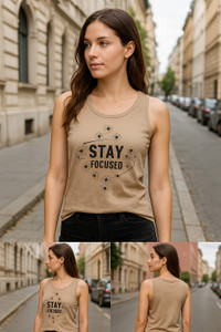 Fleximaa Casual Printed Women Beige Top