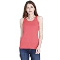 FLEXIMAA Women39s Cotton Plain Round Neck Sleeveless