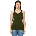 FLEXIMAA Women39s Cotton Plain Round Neck Sleeveless