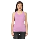 FLEXIMAA Women39s Cotton Plain Round Neck Sleeveless