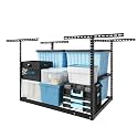FLEXIMOUNTS 2x3 Overhead Garage Ceiling Storage Rack Organization, Black