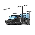 FLEXIMOUNTS 4x4 Overhead Garage Ceiling Storage Rack Organization, Black