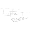 FLEXIMOUNTS 4x6 Overhead Garage Ceiling Storage Rack, 2 Pack, White