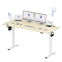 FLEXISPOT 79x32 Inch Electric Standing Desk, White Wood Grain