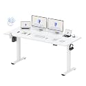 FLEXISPOT 79x32 Inch Electric Standing Desk, White