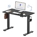 FLEXISPOT 40x24 Inch Electric Standing Desk, Black