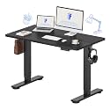 FLEXISPOT 48x24 Inch Electric Standing Desk, Black