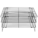 FLEXMAN 3 Layer Cooling Rack, Iron Non Stick Folding Wire Rack, Wire Cooling Racks, Cookie Cooling Rack, Baking Supplies for Baking, Roasting, Drying, Cookies, Cakes, Muffins