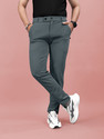 Flicfol Regular Fit Men Grey Trousers
