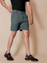 Flicfol Self Design Men Grey Casual Shorts