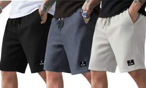 Flicfol Self Design Men Multicolor Regular Shorts
