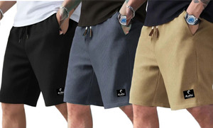 Flicfol Solid Men Multicolor Regular Shorts