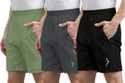 Flicfol Solid Men Multicolor Sports Shorts