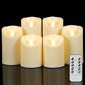 LED Flameless Candles Battery Operated with Remote Timer