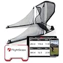 FlightScope Mevo Launch Monitor and The Net Return Home Series V2 Golf Net with Side Barriers | 8 Swing Data Parameters, Skills Games, Video Capture, Swing Training | Indoor and Outdoor